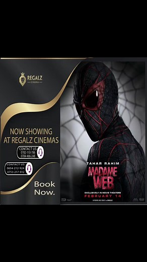 Now showing at REGALZ CINEMAS BOOK YOUR SEATS NOW CALL 0782 110 786 | Regalz Cinemaxx | Facebook