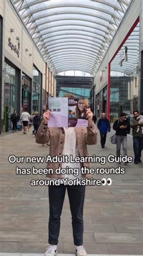 Our new Adult Learning Guide is doing the rounds across Yorkshire👀 Check out the Guide to see what's on offer: https://ow.ly/QfMC50W5vEU | Wakefield College