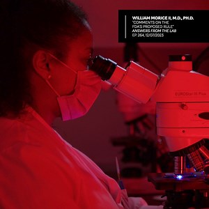 How could changes in regulation impact laboratory operations, patient care, access to testing, and innovation? Listen to this episode of “Answers From the Lab,” as Bobbi Pritt, M.D., chair of the Department of Laboratory Medicine and Pathology at Mayo Clinic, and Bill Morice, M.D., Ph.D., CEO and president of Mayo Clinic Laboratories, discuss the comments Mayo Clinic submitted for the U.S. Food and Drug Administration’s (FDA) proposed rule on laboratory-developed tests (LDTs). https://bit.ly/41k