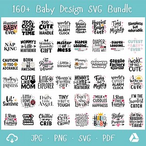 Baby Quotes PNG Bundle: Onesie Designs Newborn Designs,shower Print on Demand (digital Download) - Etsy Canada