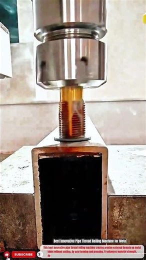 Best Innovative Pipe Thread Rolling Machine for Metal Tube