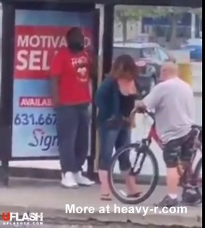 Drunk BBW Takes BBC In Public