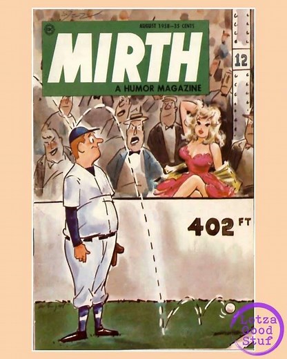 Mirth #59: Vintage Adult Humor Comic | August 1958