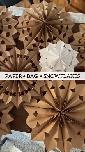 The easiest holiday DIY you’ll ever try ❄️✨ Paper bag snowflakes = instant festive magic! #makemyhome #minimalhouse #homebeautiful #diycloset #diyproject #ikeapaxwardrobe #diyprojects #decorinspo #ikeapax #ikea #minimalarchive #inspiremeneutral #dreamcloset #apartmenttherapy #ikeahack #hometakestime #DIY #ikeacloset #ikeachristmasdiy #ikeachristmasdecor #ikeahacksdiy | Quaint Quilt Quarters