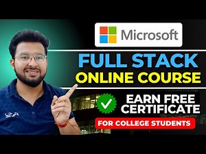 FREE Microsoft Full Stack Development Online Course | Earn Certificate | Apply Now