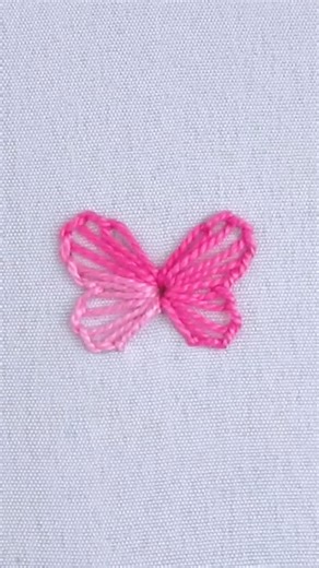 Easy & Simple Butterfly Hand Embroidery Tutorial #support #tutorial #flowers #reelsfb #embroiderystitch #useful #floral #fbreels #viralreels #hand #turtorial #fb #design #diy #stitch #Embroidery #trending #reelsvideo #borderlineembroidery #butterfly | Crafts & Embroidery