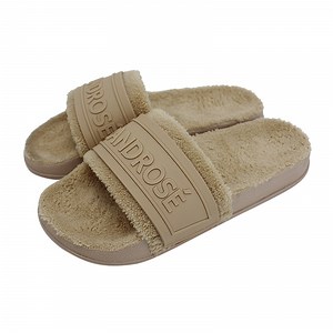 [Hot Item] 2021 Newest Faux Fur Toweling Slide Sandal Slippers
