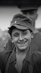 425K views · 5.5K reactions | WW2 Photo Brought to Life: German Soldier Gladly Surrenders to British Forces at Caen Normandy | History Theory | Facebook