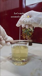 LAVENDER Scented Candle 🕯 💜 #satisfying #diy #candlemaking