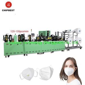 [Hot Item] Chinese Factory Full Automatic KN95 N95 Face Mask Making Machine with Medical Disposable Surgical Mask Packing Machine