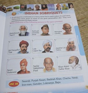 9) INDIAN SOBRIQUETSA sobriquet is a nickname or a fancy name ... | Filo