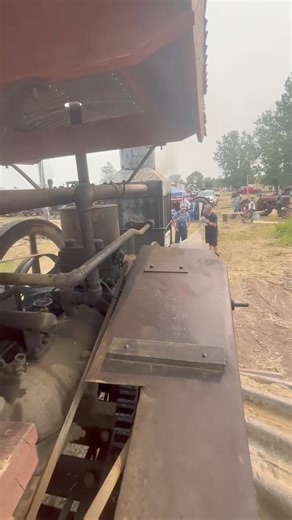 Giving the 30-60 Hart Parr a workout on the Prony brake. We ran her up to 45 HP and let her sit there a while!!! Fun to watch her work!! | Mike At Reeves Restoration