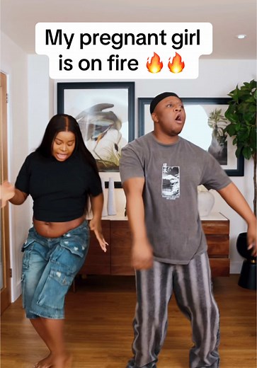 My pregnant girl is on fire 🔥🔥.#fypシ #viralvideos #pregnant #dancer