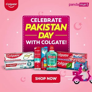 471 reactions · 19 shares | Our pledge is to provide the best oral health care solutions for stronger and brighter smiles. Shop Colgate products during the Pakistan Day Sale through Pandamart to get discounts and quick delivery!  Order now: https://bit.ly/34lkPBr #ColgatePakistan #SmileOn #Pandamart #PakistanDay | Colgate Pakistan | Facebook