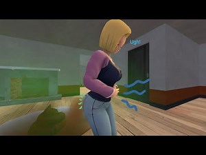 Android 18's poop catastrophe (SFM Fart Animation)
