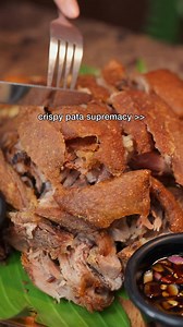 8.3K views · 21 reactions | Crispy pata cravings? Satisfied. ‍That golden skin, tender meat, and asim-tamis sawsawan—푫풂풎풑풂’s crispy pata hits every time. Whether pang-ulam or pulutan, this is your sign to give in to the crunch. Tara 푫풂풎풑풂?  #DampaSeafoodGrillPH #TaraDampa #CrispyPata | Dampa Seafood Grill PH | Facebook