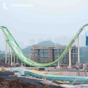 [Hot Item] Hot Sale Water Park Equipment Fiberglass Rafts Slides Water Slide for Adult