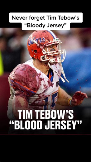 Tim Tebow's Bloody Jersey Touchdown Moments