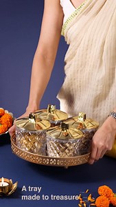 90K views · 99 reactions | The festive sparkle begins at your table! Discover Jaypee trays — made to make every gathering glow with warmth and joy.  Enjoy 20% extra this Diwali week, exclusively at jaypeeplus.com Because festive moments deserve more than just decoration — they deserve thoughtfulness. | Jaypee Plus | Facebook