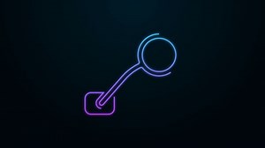 Glowing Neon Line Bicycle Rear View: стоковое видео (без лицензионных платежей), 1064085412 | Shutterstock