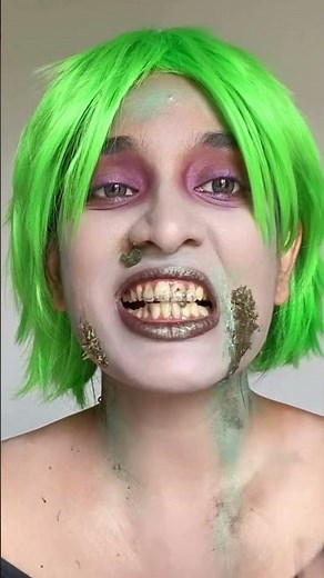 Beetlejuice Black Teeth Tutorial | Easy Halloween Makeup