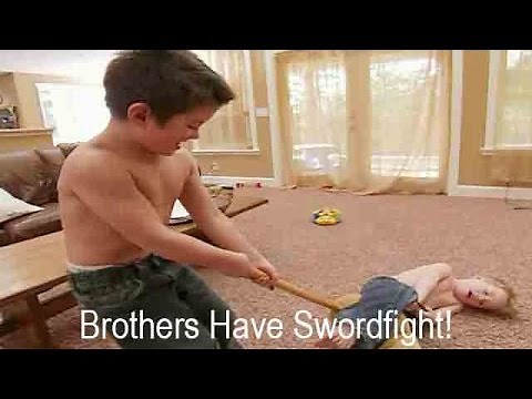 Aggressive Brothers Swordfight While Baby Is Sleeping | Supernanny