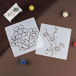 [Hot Item] Wholesale Custom 0.25mm Plastic Pet Journal Stencil for Drawing