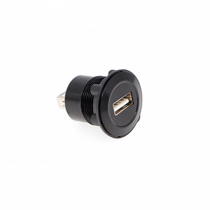 [Hot Item] Onpow USB Panel Mount Connector USB2.0 with 22mm/Metal/Head Female A/Back Female B (USB-02)