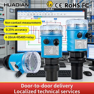 [Hot Item] Ultrasonic Level Sensor Transmitter IoT Non Contact Level Sensor Water Tank Gauge Water Level Measurement Sensor Bluetooth Water Tank Gauge