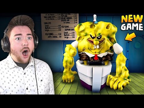 PLAYING THE NEW SPONGEBOB HORROR GAME… (crazy endings)