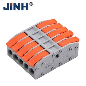 [Hot Item] 5p Fixed Large Square Terminal Block Free Splicing Lever Connector