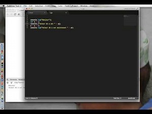Javascript : console (french français)