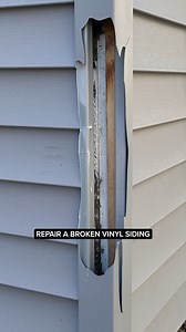 25K views · 274 reactions | Vinyl Siding Repair #homedecor | Everyday Home Repairs | Facebook