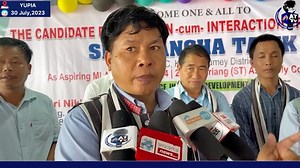 The candidate declaration cum interaction programme of Sangha Tagik,former ZPC,Kurung Kumey as aspiring MLA Candidate 2024 | ATTV