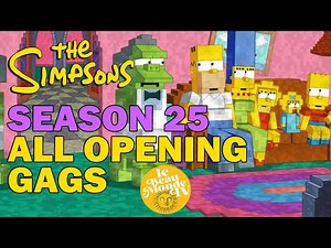 The SIMPSONS 4K - Season 25 - BEST COUCH GAG COMPILATION