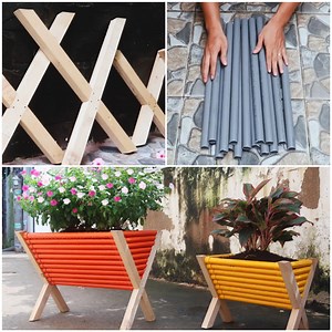 61K views · 1.3K reactions | Here's how to repurpose PVC pipes into unique & beautiful planters! | MetDaan Tips | Facebook