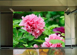 [Hot Item] Multi Color Nova Soft Outdoor Programmable LED Signs with Iron / Aluminum Cabinet Poster Flexible Transparent Panel Video Wall Screen