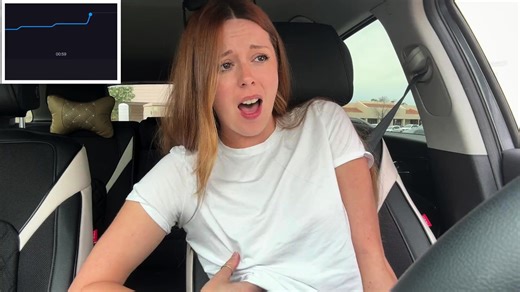 Braless pit stop in the drive thru with my lush on MAX!
