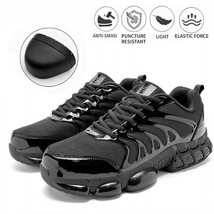 NIFOFISE Steel Toe Sneakers for Men & Women, Lightweight Work Shoes with Composite Safety Toe & Air Cushion - Walmart.com