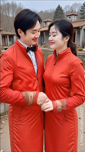 Beautiful Young Bride and Groom on Their Happy Wedding Day