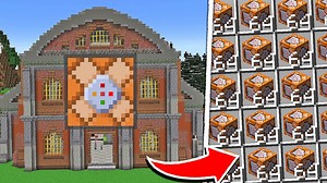Built a command block factory in Minecraft hardcore