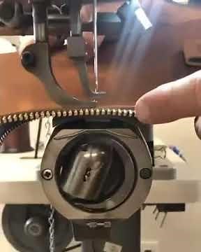How a sewing machine works in slow motion.
