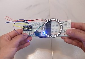 Gyroscope Fun with NeoPixel Ring