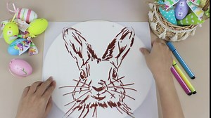 8PCS Easter Stencils Reusable-12x12 Inch Large Happy Easter Stencils for Painting on Wood Easter Decorations