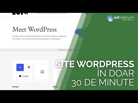 Cum să Faci un Site WordPress în 30 Minute