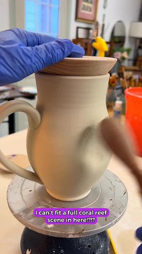 170K views · 13K reactions | Yes, my hands were sore from making these tiny corals without crushing them in the process!藍 I’ve got lots of coral reef pottery for you! 視 #artprocess #pottery #potterymug | Diverse Earth Studios | Facebook