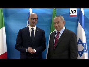 Italian FM visits, meets Netanyahu