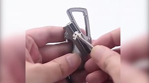 Permanent Match Infinity Lighter, Metal Forever Match Keychain Lighter, Flint Matchstick Fire Starter for Outdoor Camping (Black)