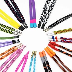 [Hot Item] Customized Cotton Drawstring Cord with Silicon Tips for Garments/Pants/Hats