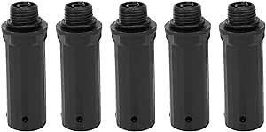 ViaGasaFamido 5Pcs Air Compressor Breather Rod, Compressor Breather Vent 15.5mm Plastic Breathing Nozzle Valve Vent Compact Compressor Vent Plug Air Compressor Pump Accessories